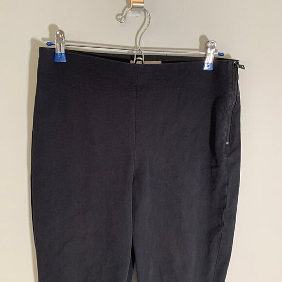 Everlane elastic waist side zipper black ankle casual stretch career dress pants - Picture 3 of 12